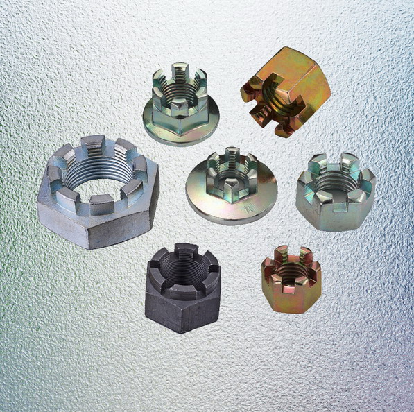 slotted hex nuts